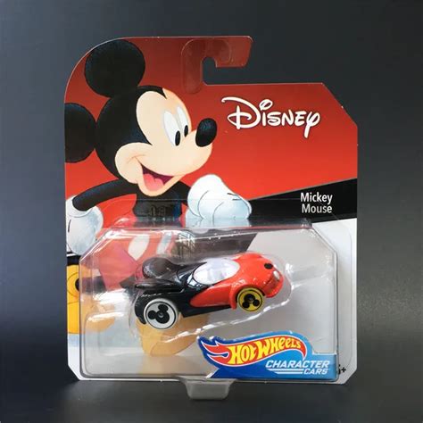 Hot Wheels Disney Character Cars Mickey Minnie Mouse Ariel Anna Elsa Captain Hook Timon Pluto