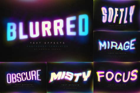 Gradient Blurred Text Effect 2 - Design Cuts