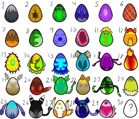 HUGE egg adopt sheet 2! CLOSED (Eevee evolutions!) by Icedog829Adopts ...