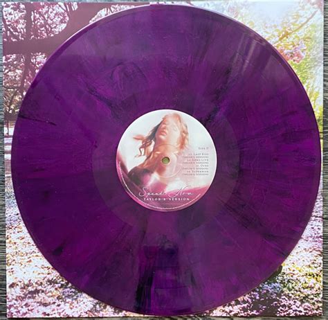 Taylor Swift Speak Now Taylors Version Orchid Marbled Vinyl Back