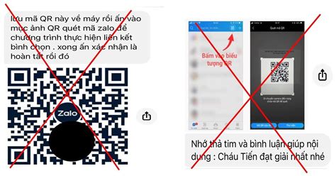 Cảnh báo thủ đoạn lừa đảo quét mã QR chiếm đoạt tài khoản Zalo