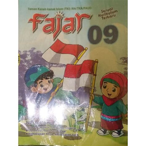 Jual Majalah Fajar Tema Tanah Airku Kelas B Paud Tk Ra Shopee Indonesia