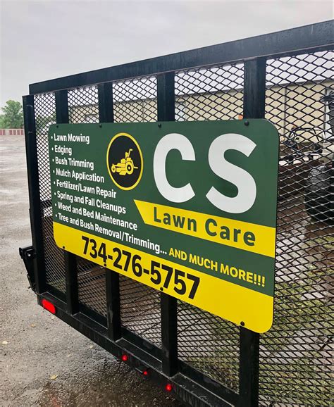 Cs Lawn Care Sign Mad Creative Concepts