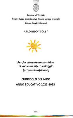 Curricolo Del Nido Anno Educativo Asilo Nido Sole Per