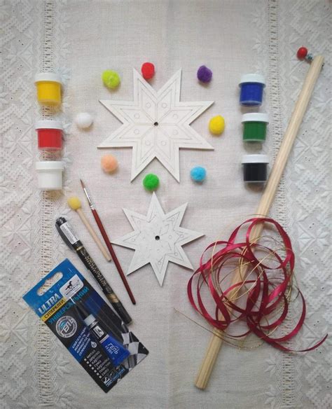 “Різдвяна зірка”. Набір зроби сам (P-842) – Майстерня Оксани Білоус