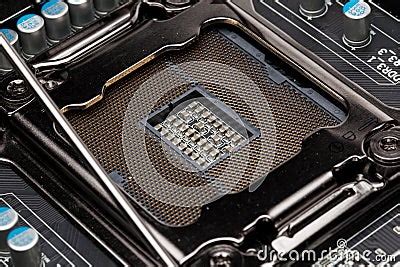 LGA 2011 Socket Stock Image - Image: 24430871