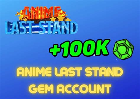 Anime Last Stand Lvl Gems Units Total Rerolls