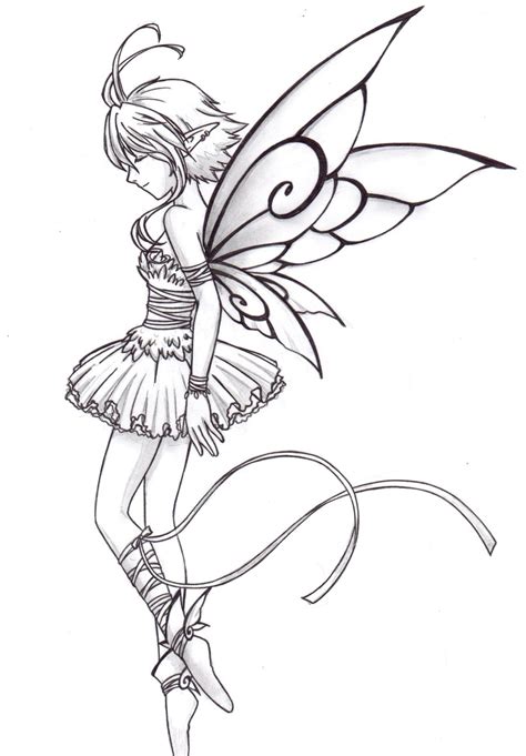 Anime Fairy Drawing At Getdrawings Free Download