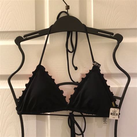 Pink Victoria S Secret Swim Top Only Victorias Secret Pink Bikini High Neck Poshmark