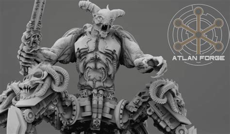 atlan forge alternative space marines  stl files  dec text