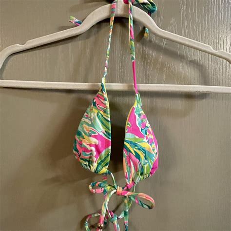 Lilly Pulitzer Women S Multi Bikini And Tankini Tops Depop