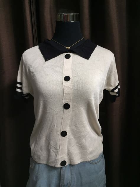 KNITTED Nude Black Women S Fashion Tops Shirts On Carousell