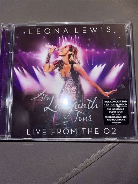 Leona Lewis The Labyrinth Tour Live At The O2 Cd Album With Dvd 2 Discs 886977555626 Ebay