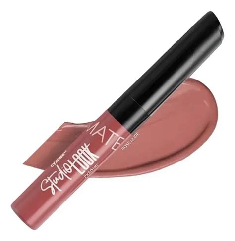 Labial L Quido Mate Studio Look Color Rose Nude Cyzone Mercadolibre