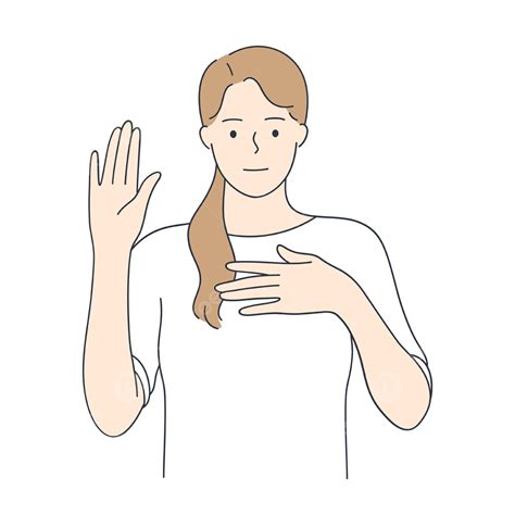Loyalty Promise Oath Concept Arm Believe American Png And Vector