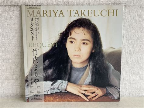 【やや傷や汚れあり】lp盤レコード Request Mariya Takeuchi 竹内まりや プロデュース 山下達郎 帯