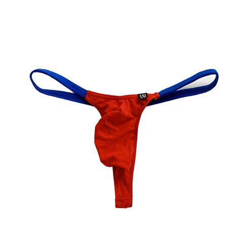 Tesoon Men S Low Rise Thong Modal U Convex Stretch Bikini Briefs Walmart