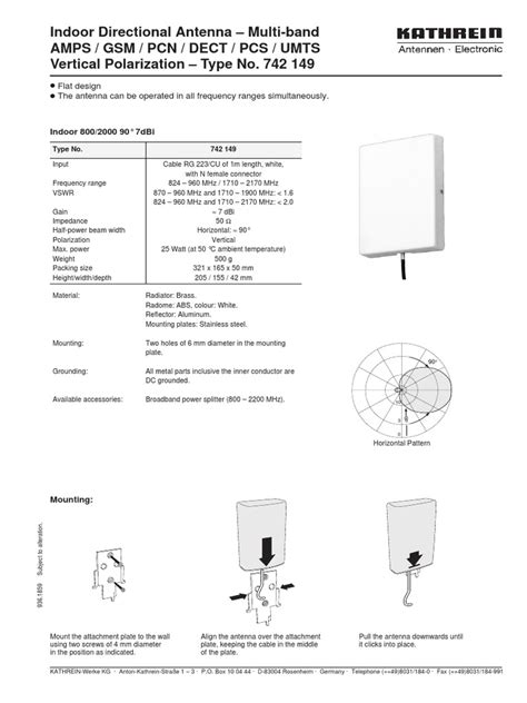 multi band indoor directional antenna  antenna radio radio