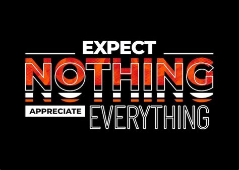 premium vector expect  motivational quotes typography abstract