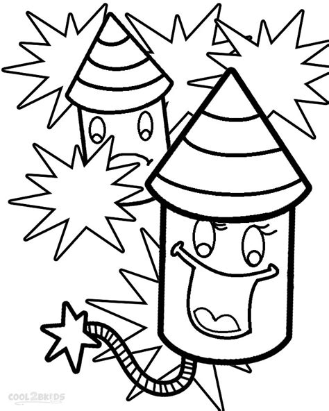 printable fireworks coloring pages for kids cool2bkids - free printable ...