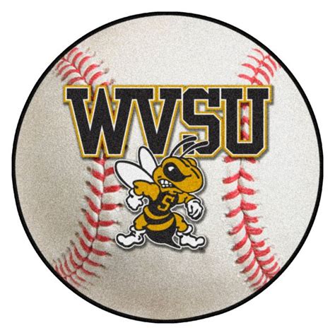 FanMats® 4062 - "Baseball" NCAA West Virginia State University Round ...