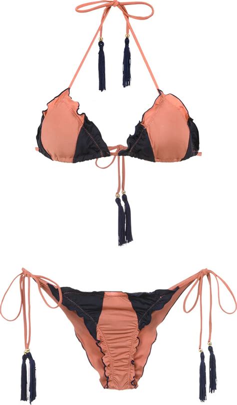 Brigitte Triangle Top Bikini Set Shopstyle Two Piece Swimsuits