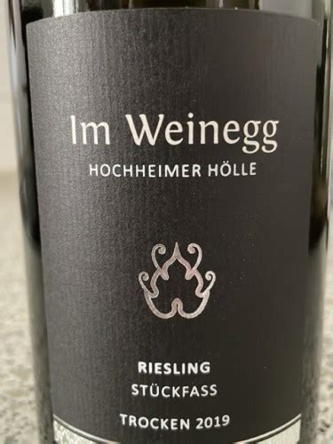 Im Weinegg Hochheimer H Lle Riesling St Ckfass Trocken Vivino Us