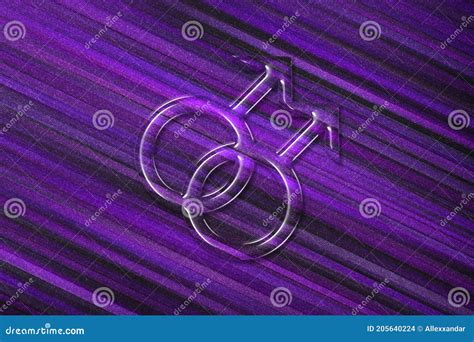 Male Homosexuality Symbol Gay Glyph Doubled Male Sign Stock Photo Image Of Symbol