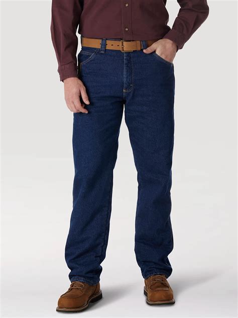 Wrangler Mens Lined Jeans Tranetbiologiaufrjbr