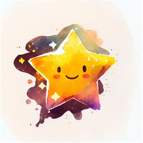 Premium Photo | Abstract emoji star illustration with isolated background