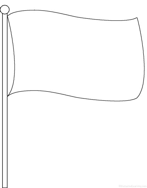 Blank Flag Template free image download