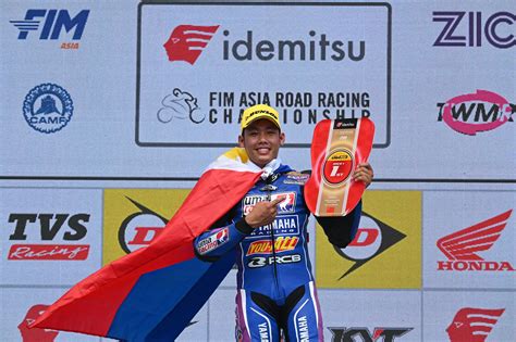 Gian Carlo Ended Year Wait Idemitsu Fim Asia Road Racing Championship