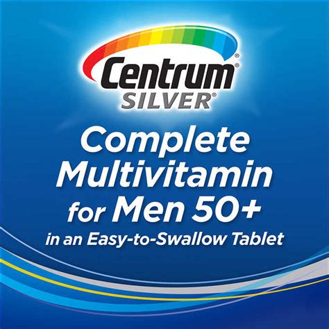 275 таблеток, Витамины Для Мужчин 50+ Centrum® Silver®– Shopping TEMA