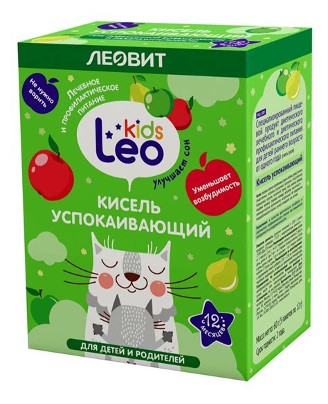 Кисель Леовит Leo kids успокаивающий - «Эффективный продукт. » | отзывы