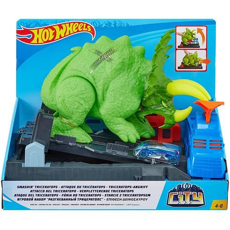 Hot Wheels Triceratops Set Za Igru Kidzilla