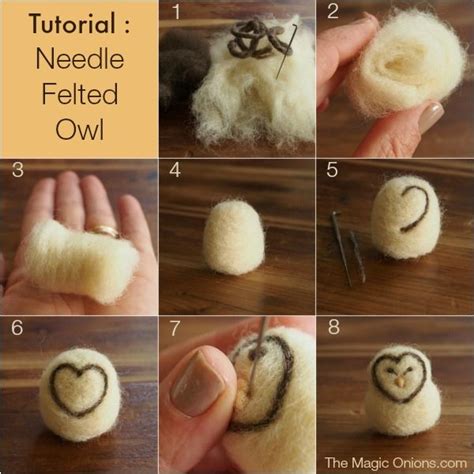 Needle Felted Owl DIY Tutorial It S Easy The Magic Onions