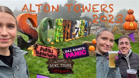 Alton Towers Scarefest Vlog Burial Grounds Sub Terra More