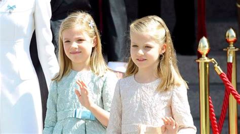 La Princesa Leonor Y La Infanta Sofía Asistirán Al Acto De La Constitución En El Congreso