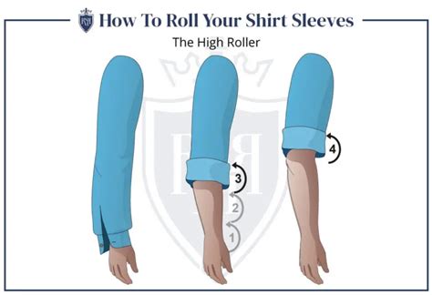 How To Roll Up Shirt Sleeves 5 Sleeve Folding Methods Style Unique