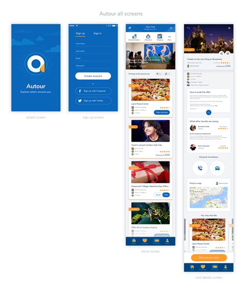 Mobile App concept for tourists & travelers :: Behance
