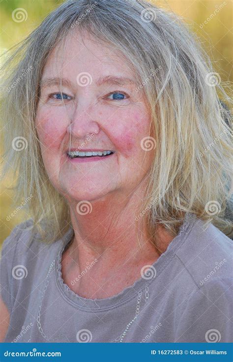 Mature Irish Woman Stock Image Image Of Casual Beauty