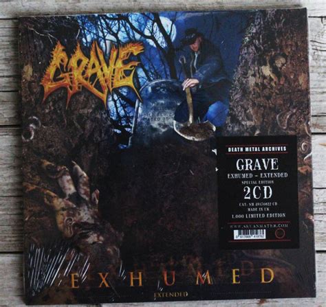 Grave ‎ Exhumed Extended Double Cd In Special Triple 7 Vinyl