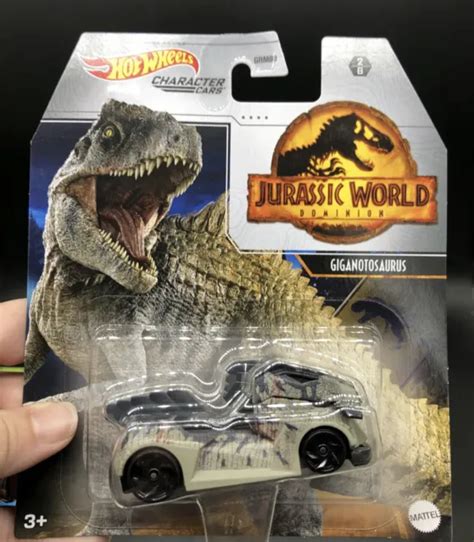 MATTEL HOT Wheels Jurassic World Dominion Character Cars GIGANOTOSAURUS 9 00 PicClick UK