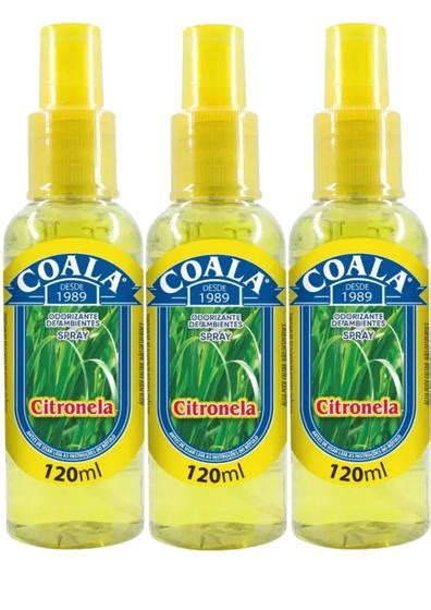 Kit Unidades Coala Odorizante De Ambiente Spray Citronela Ml