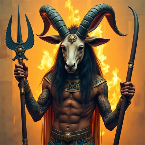 Egyptian God Of Chaos Set With Donkey Head As Tattoo Prompts Stable