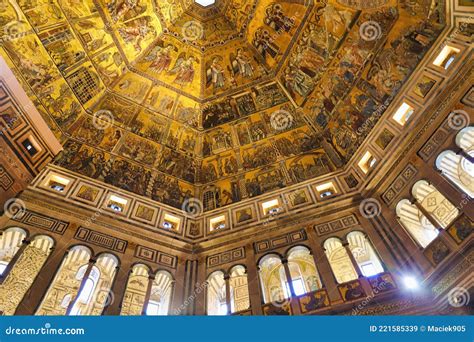 Florence Baptistery Also Known As The Baptistery Of Saint John Is A