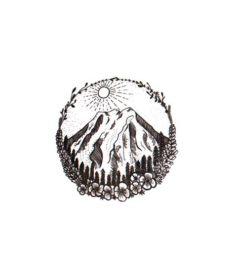 Tatuaje Temporal Peak Feel Tattoo