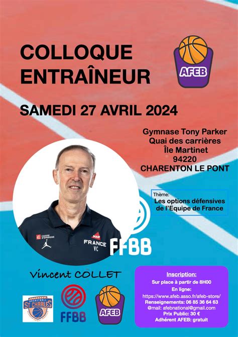 Colloque Dentra Neur E Du Samedi Avril Val De Marne Basketball