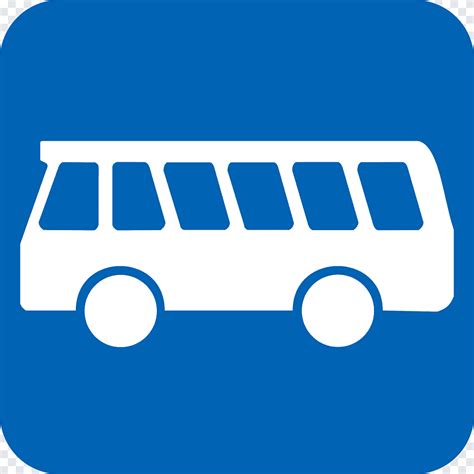 Автобусная остановка Symbol Дорожный знак TriMet, автобус, синий, текст ...