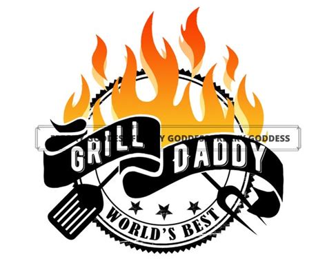 Grill Dad Svg For Grill Fathers Who Love Grilling And Bbq Etsy